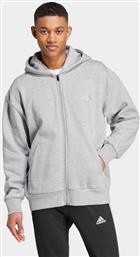 ΑΝΔΡΙΚΗ ΖΑΚΕΤΑ ΦΟΥΤΕΡ ΜΕ ΚΟΥΚΟΥΛΑ LOOSE FIT ''ALL SZN FLEECE'' - IY4159 ΓΚΡΙ ADIDAS