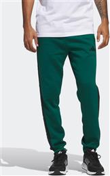 ΑΝΔΡΙΚΟ ΠΑΝΤΕΛΟΝΙ ΦΟΡΜΑΣ REGULAR FIT ''ESSENTIALS 3-STRIPES FLEECE'' - JD1860 ΠΡΑΣΙΝΟ ADIDAS