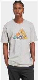 ΑΝΔΡΙΚΟ T-SHIRT CLASSIC FIT ''GRAPHIC DOODLE HUNT SKATE'' - JM6498 ΓΚΡΙ ADIDAS