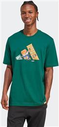 ΑΝΔΡΙΚΟ T-SHIRT CLASSIC FIT ''GRAPHIC DOODLE HUNT SKATE'' - JM6500 ΠΡΑΣΙΝΟ ADIDAS