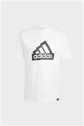 ΑΝΔΡΙΚΟ T-SHIRT ΜΕ GRAPHIC LOGO PRINT - IW2634 ΛΕΥΚΟ ADIDAS