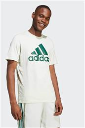 ΑΝΔΡΙΚΟ T-SHIRT ΜΕ GRAPHIC LOGO PRINT REGULAR FIT - IX0136 ΕΚΡΟΥ ADIDAS