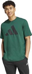 ΑΝΔΡΙΚΟ T-SHIRT ΜΕ LOGO PRINT - IY8585 ΠΡΑΣΙΝΟ ΣΚΟΥΡΟ ADIDAS