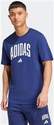 ΑΝΔΡΙΚΟ T-SHIRT REGULAR FIT ''COLLEGIATE'' - JM6417 ΜΠΛΕ ADIDAS
