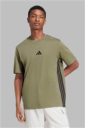 ΑΝΔΡΙΚΟ T-SHIRT REGULAR FIT ''ESSENTIALS 3-STRIPES'' - JE6391 ΛΑΔΙ ADIDAS