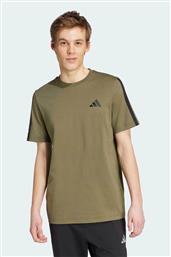 ΑΝΔΡΙΚΟ T-SHIRT REGULAR FIT ''ESSENTIALS 3-STRIPES'' - JY1558 ΛΑΔΙ ADIDAS