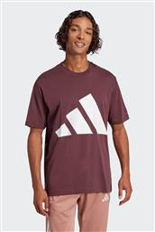 ΑΝΔΡΙΚΟ T-SHIRT REGULAR FIT ''ESSENTIALS BIG LOGO'' - JE8939 ΜΠΟΡΝΤΟ ADIDAS