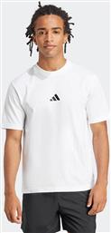 ΑΝΔΡΙΚΟ T-SHIRT REGULAR FIT ''ESSENTIALS SMALL LOGO'' - JF1092 ΛΕΥΚΟ ADIDAS