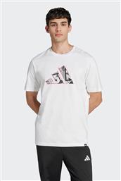 ΑΝΔΡΙΚΟ T-SHIRT REGULAR FIT ''PHOTO LOGO GRAPHIC'' - JJ3935 ΛΕΥΚΟ ADIDAS