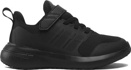 ΑΘΛΗΤΙΚΑ FORTARUN 2.0 CLOUDFOAM SPORT RUNNING ELASTIC LACE TOP STRAP SHOES HP3118 ΜΑΥΡΟ ADIDAS