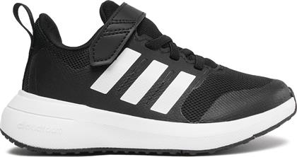 ΑΘΛΗΤΙΚΑ FORTARUN 2.0 CLOUDFOAM SPORT RUNNING ELASTIC LACE TOP STRAP SHOES IG5387 ΜΑΥΡΟ ADIDAS