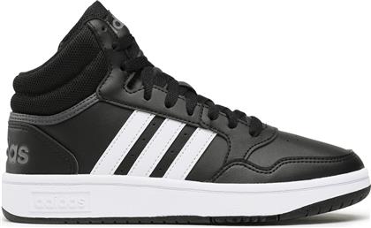 ΑΘΛΗΤΙΚΑ HOOPS 3.0 MID CLASSIC VINTAGE SHOES GW3020 ΜΑΥΡΟ ADIDAS