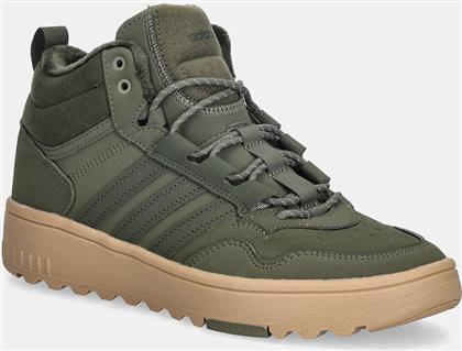 ΑΘΛΗΤΙΚΑ HOOPS 4.0 MID WINTERIZED ΧΡΩΜΑ: ΠΡΑΣΙΝΟ, JQ5363 ADIDAS
