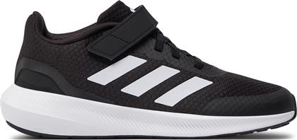 ΑΘΛΗΤΙΚΑ RUNFALCON 3.0 SPORT RUNNING ELASTIC LACE TOP STRAP SHOES HP5867 ΜΑΥΡΟ ADIDAS