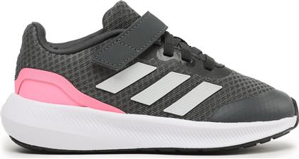 ΑΘΛΗΤΙΚΑ RUNFALCON 3.0 SPORT RUNNING ELASTIC LACE TOP STRAP SHOES HP5873 ΓΚΡΙ ADIDAS