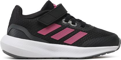 ΑΘΛΗΤΙΚΑ RUNFALCON 3.0 SPORT RUNNING ELASTIC LACE TOP STRAP SHOES HP5875 ΜΑΥΡΟ ADIDAS