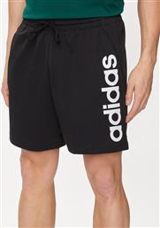 ΑΘΛΗΤΙΚΟ ΣΟΡΤΣ AEROREADY ESSENTIALS SINGLE JERSEY LINEAR LOGO SHORTS IC0062 ΜΑΥΡΟ REGULAR FIT ADIDAS