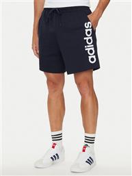 ΑΘΛΗΤΙΚΟ ΣΟΡΤΣ AEROREADY ESSENTIALS SINGLE JERSEY LINEAR LOGO SHORTS IC0064 ΜΠΛΕ REGULAR FIT ADIDAS