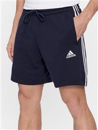 ΑΘΛΗΤΙΚΟ ΣΟΡΤΣ ESSENTIALS FRENCH TERRY 3-STRIPES SHORTS IC9436 ΜΠΛΕ REGULAR FIT ADIDAS