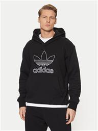 ΜΠΛΟΥΖΑ ADICOLOR OUTLINE TREFOIL JP1079 ΜΑΥΡΟ LOOSE FIT ADIDAS