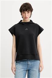 ΜΠΛΟΥΖΑ ALL SZN ΧΡΩΜΑ: ΜΑΥΡΟ, ΜΕ ΚΟΥΚΟΥΛΑ, JM3785 ADIDAS