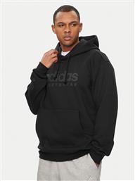 ΜΠΛΟΥΖΑ ALL SZN FLEECE GRAPHIC IW1202 ΜΑΥΡΟ LOOSE FIT ADIDAS