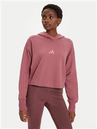 ΜΠΛΟΥΖΑ ALL SZN FRENCH TERRY 3-STRIPES IY6848 ΡΟΖ REGULAR FIT ADIDAS