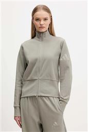 ΜΠΛΟΥΖΑ ALL SZN WINTERIZED ΧΡΩΜΑ: ΠΡΑΣΙΝΟ, JW7435 ADIDAS