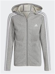 ΜΠΛΟΥΖΑ ESSENTIALS 3-STRIPES IC3635 ΓΚΡΙ SLIM FIT ADIDAS