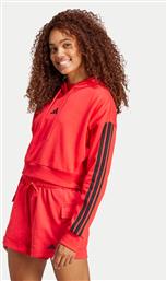 ΜΠΛΟΥΖΑ ESSENTIALS 3-STRIPES IS6997 ΚΟΚΚΙΝΟ REGULAR FIT ADIDAS