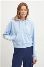 ΜΠΛΟΥΖΑ ESSENTIALS ΧΡΩΜΑ: ΜΠΛΕ, ΜΕ ΚΟΥΚΟΥΛΑ, JN1945 ADIDAS