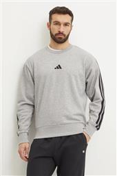 ΜΠΛΟΥΖΑ ESSENTIALS ΧΡΩΜΑ: ΓΚΡΙ, JE6374 ADIDAS