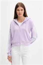 ΜΠΛΟΥΖΑ ESSENTIALS ΧΡΩΜΑ: ΜΟΒ, ΜΕ ΚΟΥΚΟΥΛΑ, JY3135 ADIDAS
