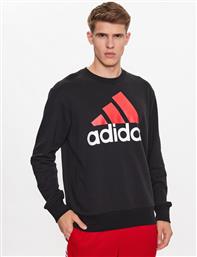 ΜΠΛΟΥΖΑ ESSENTIALS FRENCH TERRY BIG LOGO SWEATSHIRT IJ8583 ΜΑΥΡΟ REGULAR FIT ADIDAS