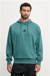 ΜΠΛΟΥΖΑ FEELCOZY ΧΡΩΜΑ: ΤΙΡΚΟΥΑΖ, ΜΕ ΚΟΥΚΟΥΛΑ, KB7650 ADIDAS
