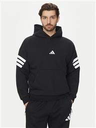 ΜΠΛΟΥΖΑ FUTURE ICONS 3-STRIPES JD4838 ΜΑΥΡΟ REGULAR FIT ADIDAS