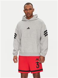 ΜΠΛΟΥΖΑ FUTURE ICONS 3-STRIPES JD4847 ΓΚΡΙ REGULAR FIT ADIDAS