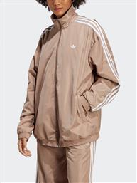 ΜΠΛΟΥΖΑ OVERSIZED TRACK TOP IP7143 ΚΑΦΕ LOOSE FIT ADIDAS