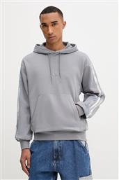 ΜΠΛΟΥΖΑ SEASONAL AOP ΧΡΩΜΑ: ΓΚΡΙ, ΜΕ ΚΟΥΚΟΥΛΑ, JM1725 ADIDAS