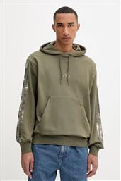 ΜΠΛΟΥΖΑ SEASONAL AOP ΧΡΩΜΑ: ΠΡΑΣΙΝΟ, ΜΕ ΚΟΥΚΟΥΛΑ, JM1723 ADIDAS