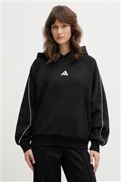 ΜΠΛΟΥΖΑ STADIUM ΧΡΩΜΑ: ΜΑΥΡΟ, ΜΕ ΚΟΥΚΟΥΛΑ, KB4955 ADIDAS