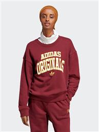 ΜΠΛΟΥΖΑ SWEATSHIRT IC6002 ΚΟΚΚΙΝΟ REGULAR FIT ADIDAS