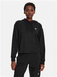 ΜΠΛΟΥΖΑ TREFOIL IU2421 ΜΑΥΡΟ LOOSE FIT ADIDAS