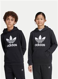 ΜΠΛΟΥΖΑ TREFOIL IY7446 ΜΑΥΡΟ REGULAR FIT ADIDAS