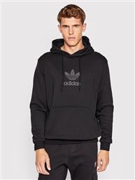 ΜΠΛΟΥΖΑ TREFOIL SERIES STREET HS8895 ΜΑΥΡΟ RELAXED FIT ADIDAS από το MODIVO