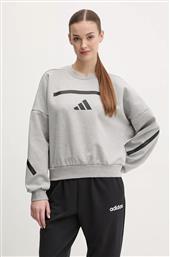 ΜΠΛΟΥΖΑ Z.N.E. ΧΡΩΜΑ: ΓΚΡΙ, JC5403 ADIDAS