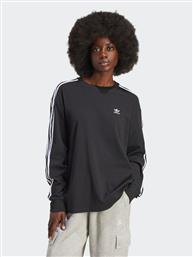 ΜΠΛΟΥΖΑΚΙ 3-STRIPES IU2412 ΜΑΥΡΟ OVERSIZE ADIDAS