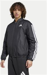 ΜΠΟΜΠΕΡ ΜΠΟΥΦΑΝ ESSENTIALS 3-STRIPES JD1294 ΜΑΥΡΟ LOOSE FIT ADIDAS