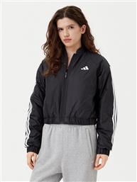 ΜΠΟΜΠΕΡ ΜΠΟΥΦΑΝ ESSENTIALS 3-STRIPES JD1296 ΜΑΥΡΟ LOOSE FIT ADIDAS