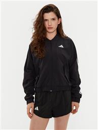 ΜΠΟΜΠΕΡ ΜΠΟΥΦΑΝ ESSENTIALS 3-STRIPES JD5317 ΜΑΥΡΟ LOOSE FIT ADIDAS